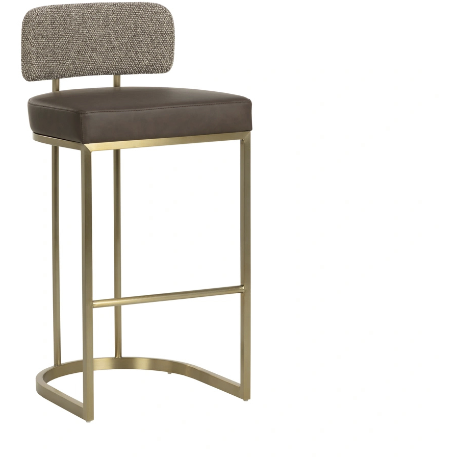 Larissa 38.5 inch Eglinton Espresso / Gellar Earth Barstool